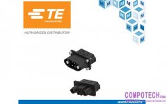 貿澤電子即日起供貨TE Connectivity HDC浮動充電連接器 適用於AGV/AMR充電與倉庫自動化應用