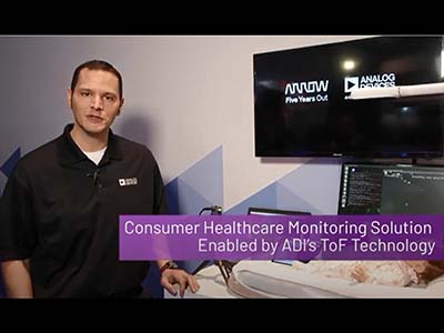 由ADI之ToF技術支援消費性電子的醫療健康監測解決方案