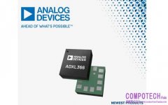 貿澤電子即日起供應Analog Devices ADXL366 3軸數位輸出MEMS加速度計，為智慧家庭、消費性電子、醫療和運動應用增
