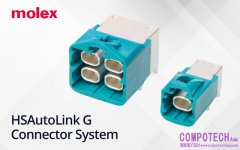 Molex莫仕推出新一代 HSAutoLink G 車用乙太網路連接器系統 全面滿足日益增加的 ADAS、運算需求及區域架構
