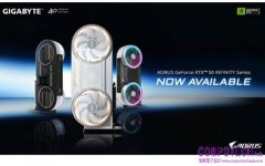技嘉 AORUS GeForce RTX™ 50 INFINITY 系列顯示卡正式上市 搭載新世代散熱系統釋放極致效能