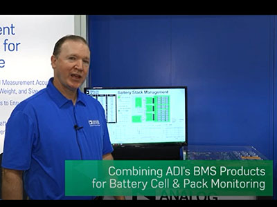結合運用ADI的BMS產品，實現電池單元和電池組監測