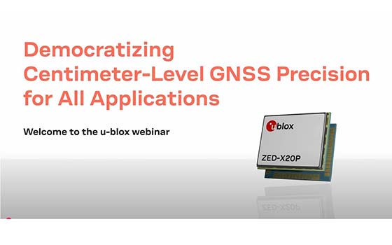 u-blox讓精準、可靠、安全的公分級GNSS